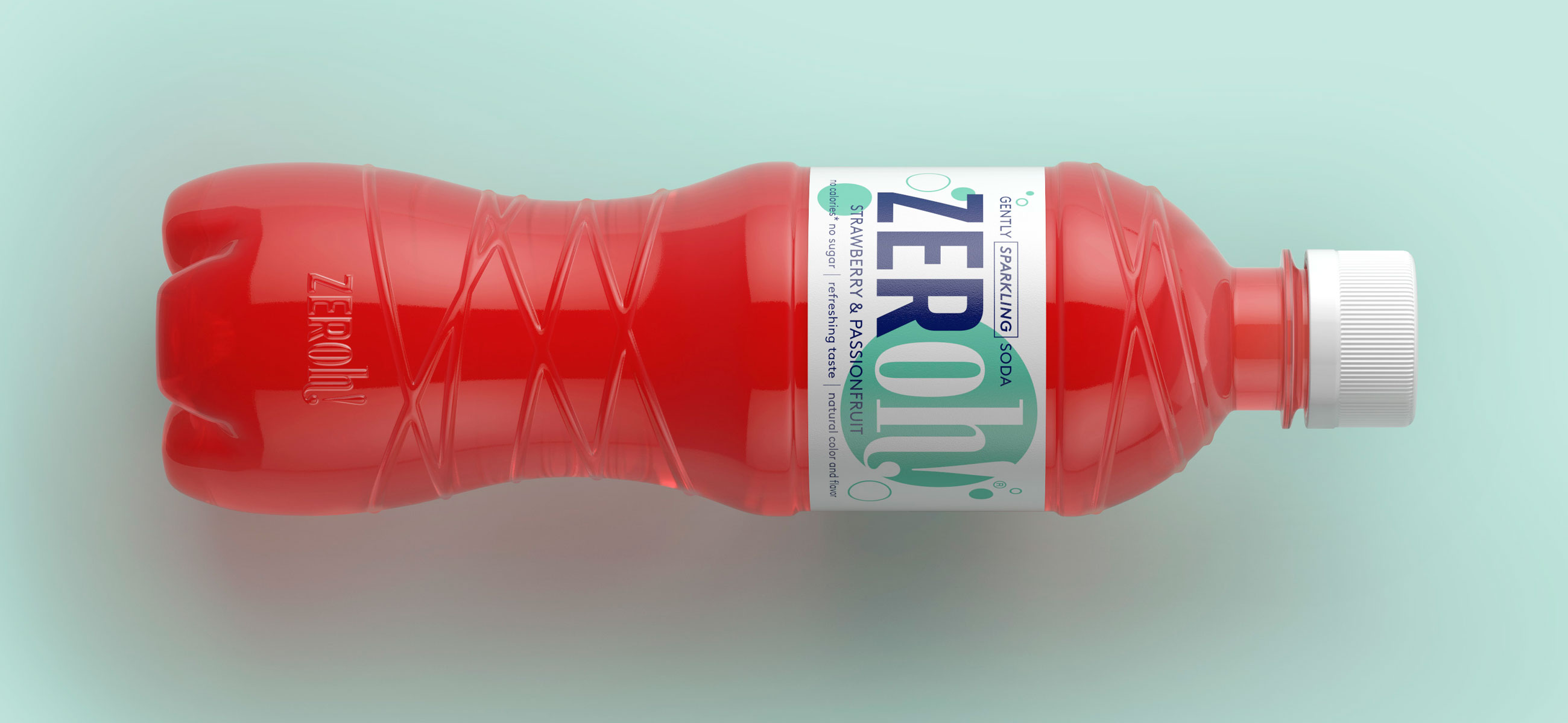 Lerum Zeroh logodesign, pakningsdesign, sukkerfri leskedrikk, brusdesign